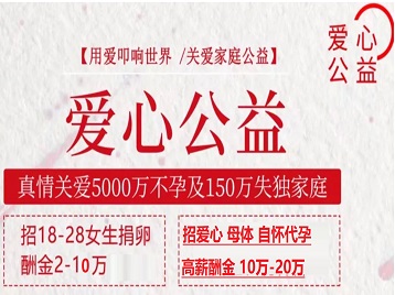 漳县捐卵助孕生子 爱心志愿者招募